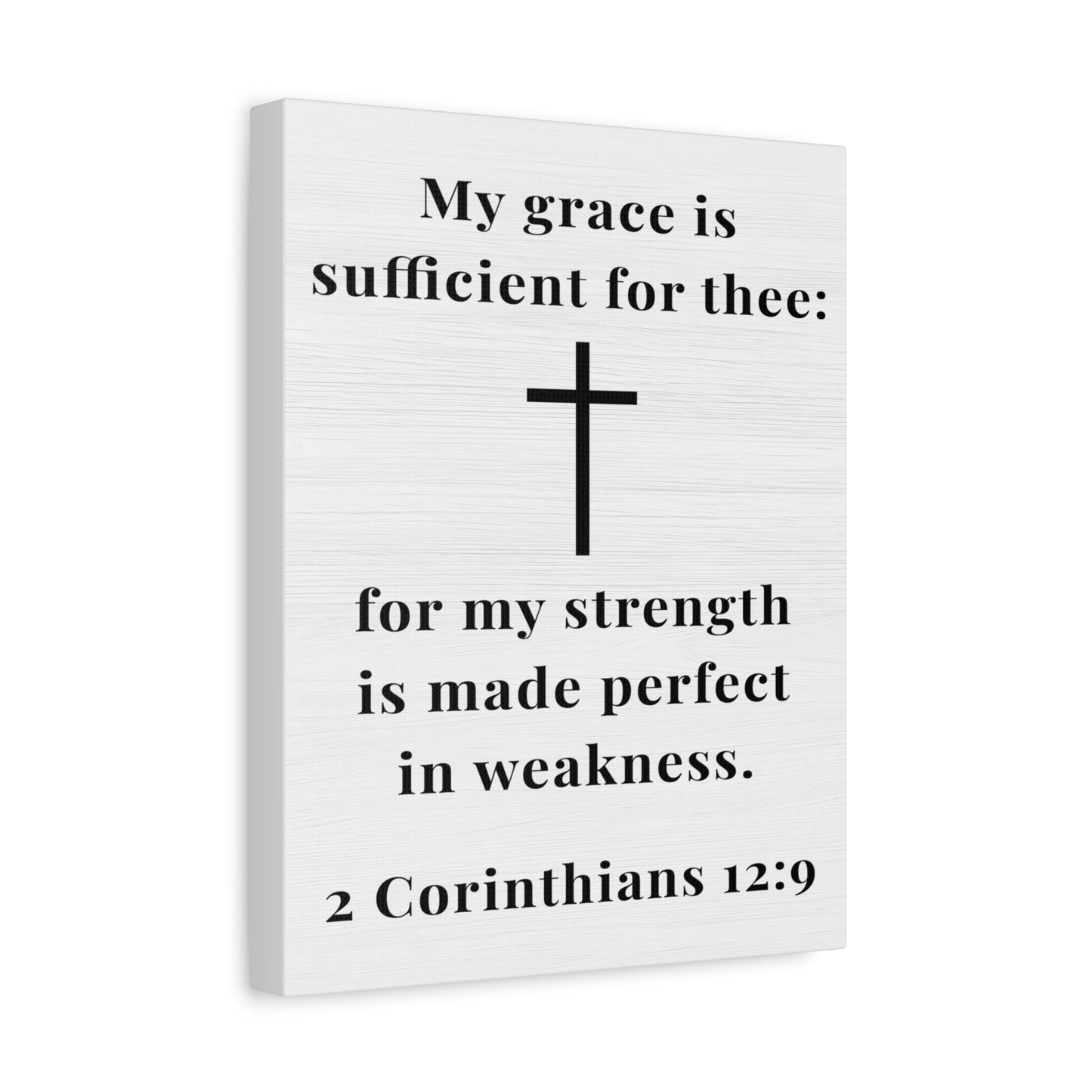 Scripture Walls 2 Corinthians 12:9 My Grace is Sufficient Bible Verse Canvas Christian Wall Art Ready to Hang Unframed