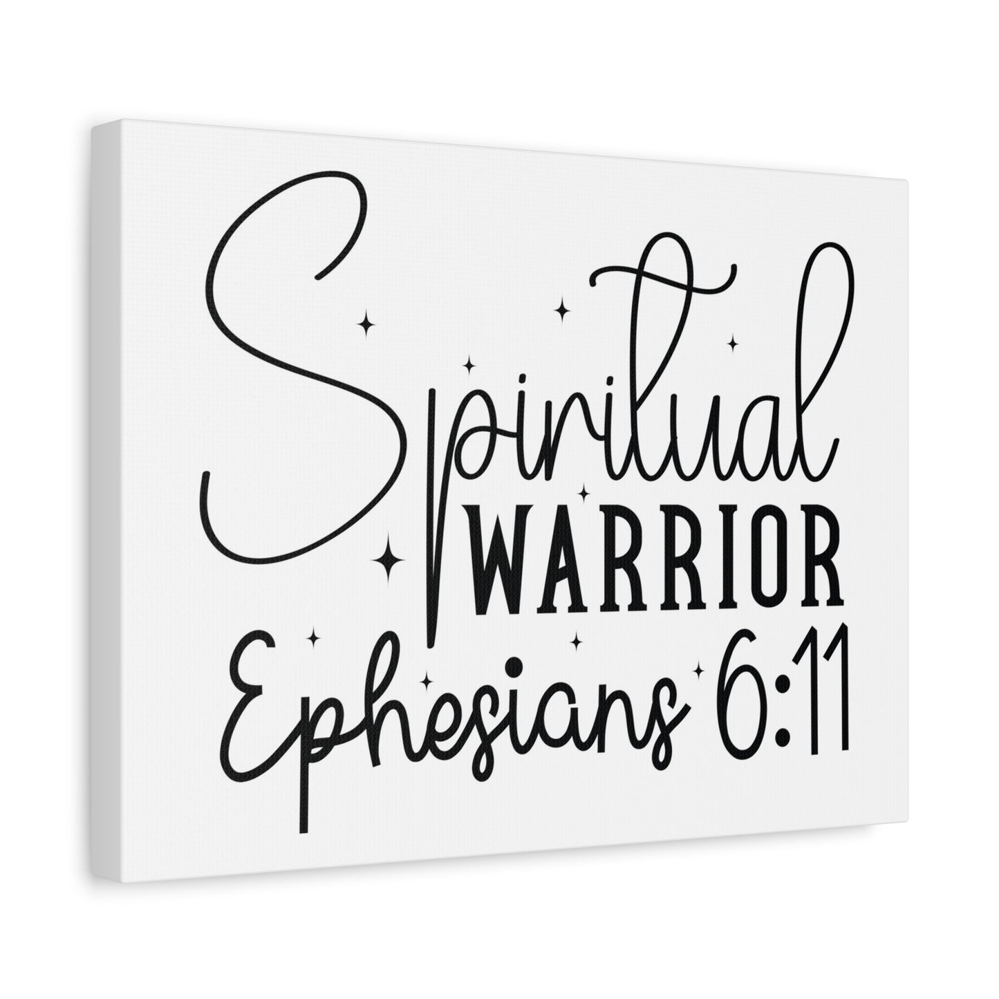 Scripture Walls Ephesians 6:11 A Spiritual Warrior Bible Verse Canvas Christian Wall Art Ready to Hang Unframed