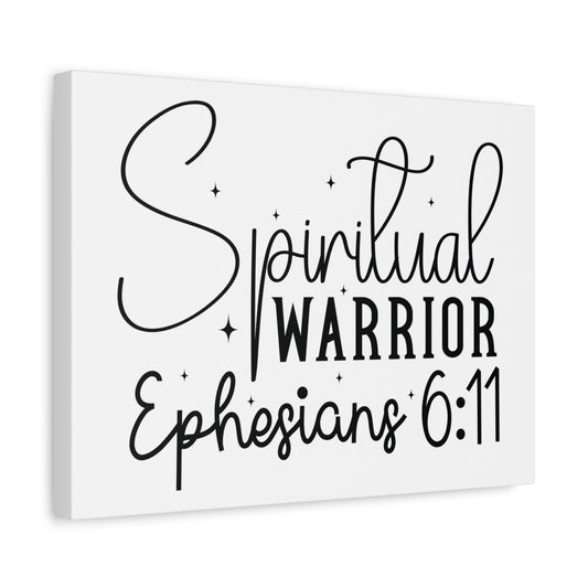 Scripture Walls Ephesians 6:11 A Spiritual Warrior Bible Verse Canvas Christian Wall Art Ready to Hang Unframed