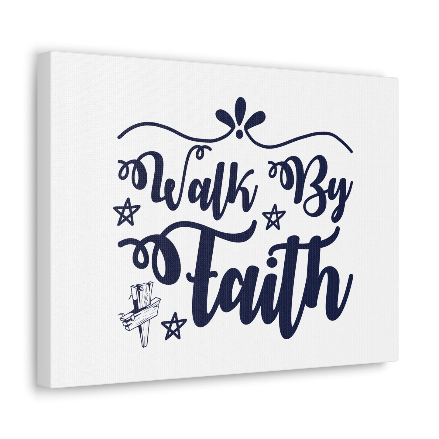 Walk By Faith 2 Corinthians 5:7 Christian Wall Art Bible Verse Print Ready to Hang