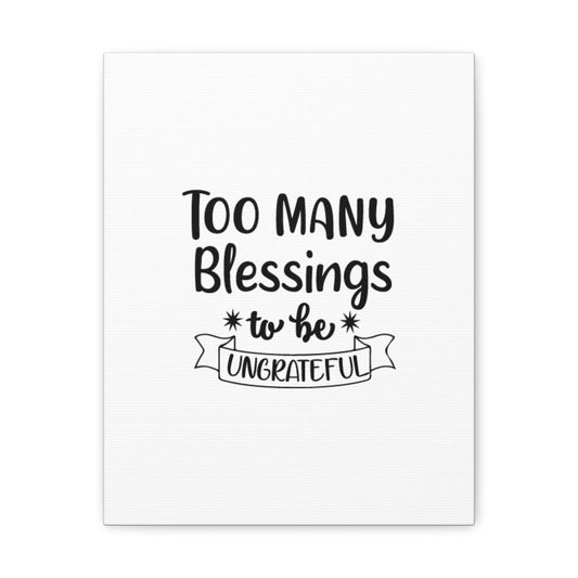 Too Many Blessings James 1:17 Christian Wall Art Bible Verse Print Ready to Hang