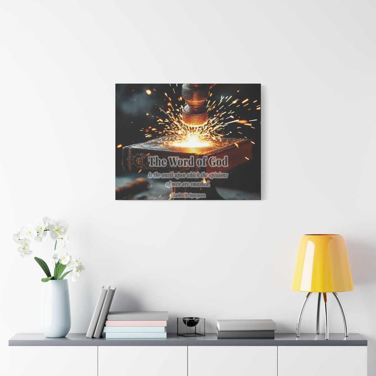 Scripture Walls The Word of God by Charles H. Spurgeon Bible Verse Canvas Christian Wall Art Ready to Hang Unframed