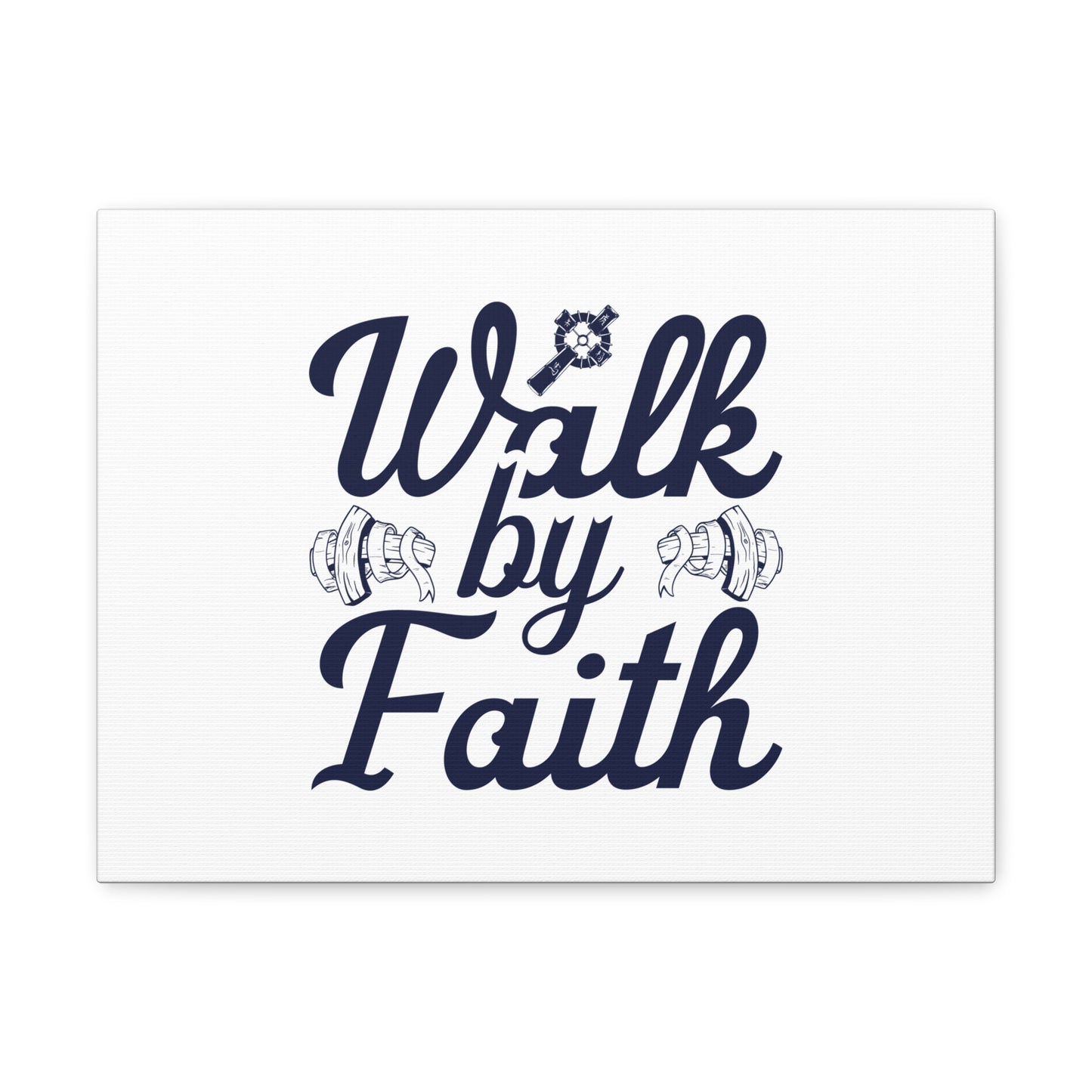Walk By Faith Ephesians 2:8 Christian Wall Art Bible Verse Print Ready to Hang