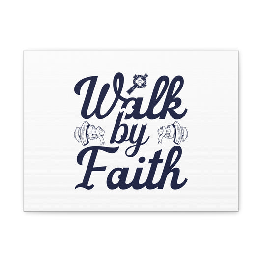 Walk By Faith Ephesians 2:8 Christian Wall Art Bible Verse Print Ready to Hang