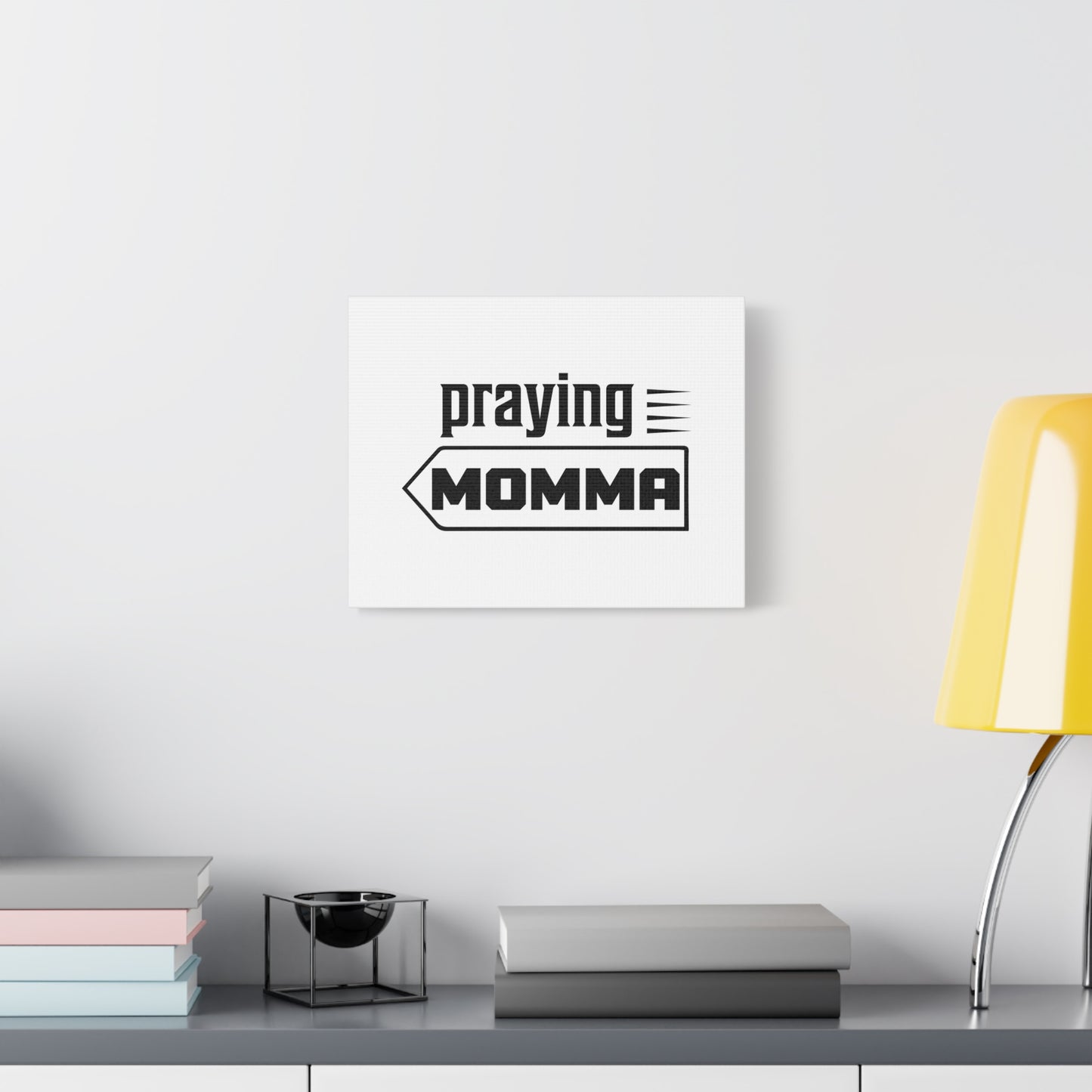Scripture Canvas Praying Momma Psalm 139:13 Christian Wall Art Bible Verse Print Ready to Hang