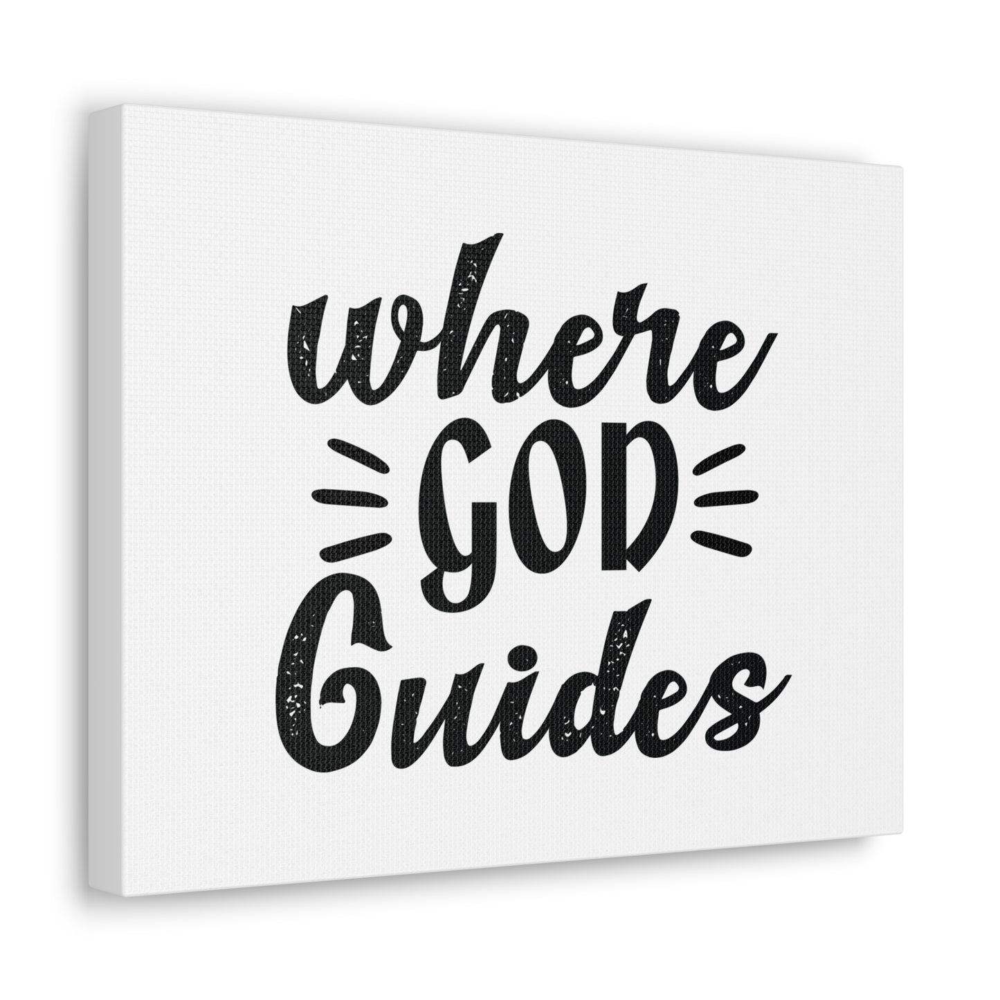 Where God Guides 1 Corinthians 12:28 Christian Wall Art Bible Verse Print Ready to Hang