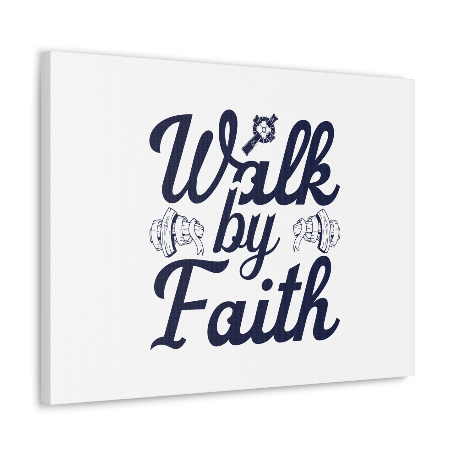 Walk By Faith Ephesians 2:8 Christian Wall Art Bible Verse Print Ready to Hang