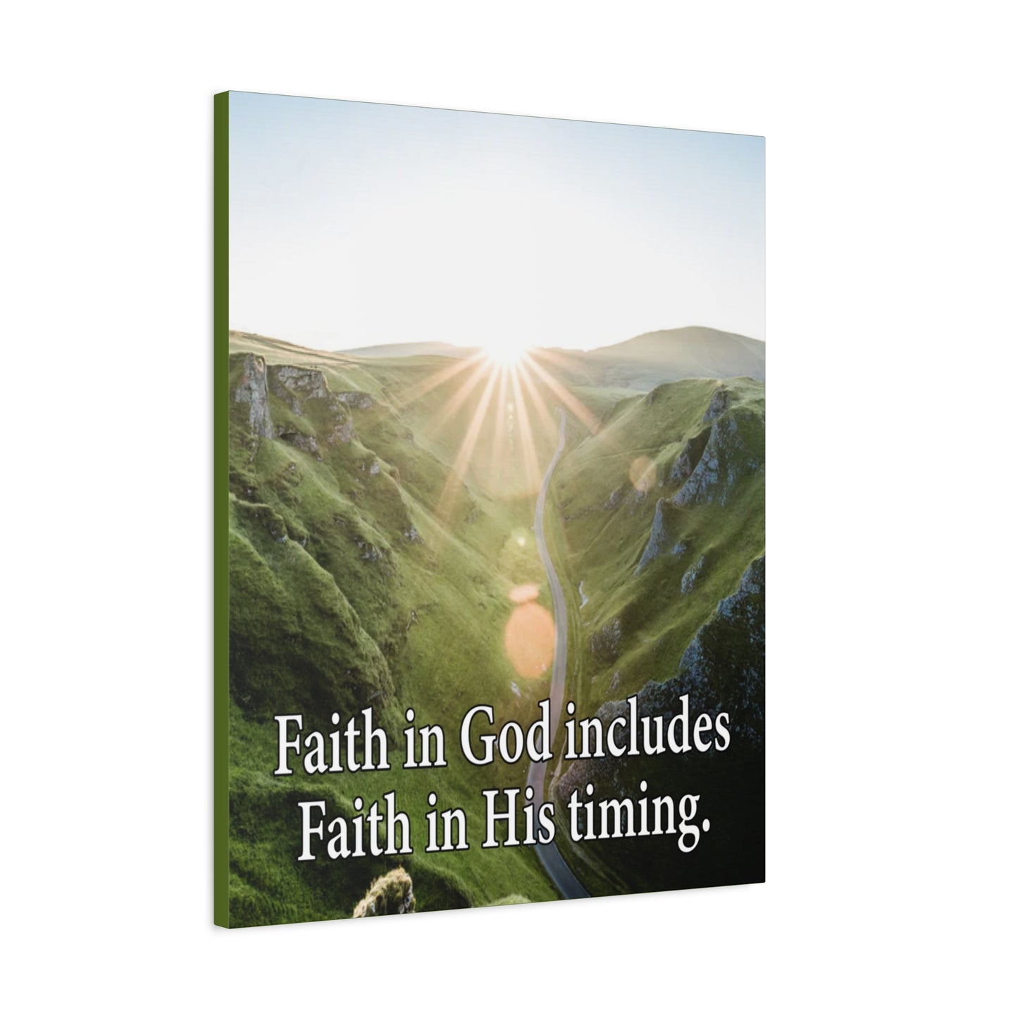 Scripture Walls Faith in God's Timing Psalm 27:14 Christian Wall Decor Scripture Art Ready to Hang