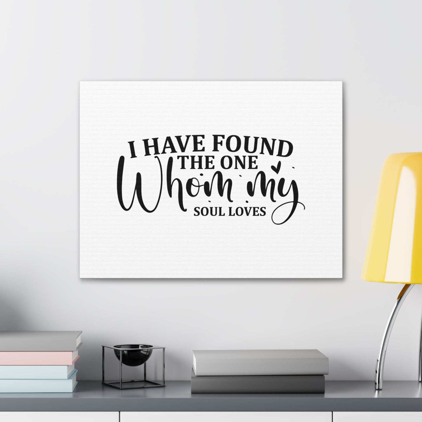 Found The One Song Of Solomon 3:4 Christian Wall Art Bible Verse Print Ready to Hang