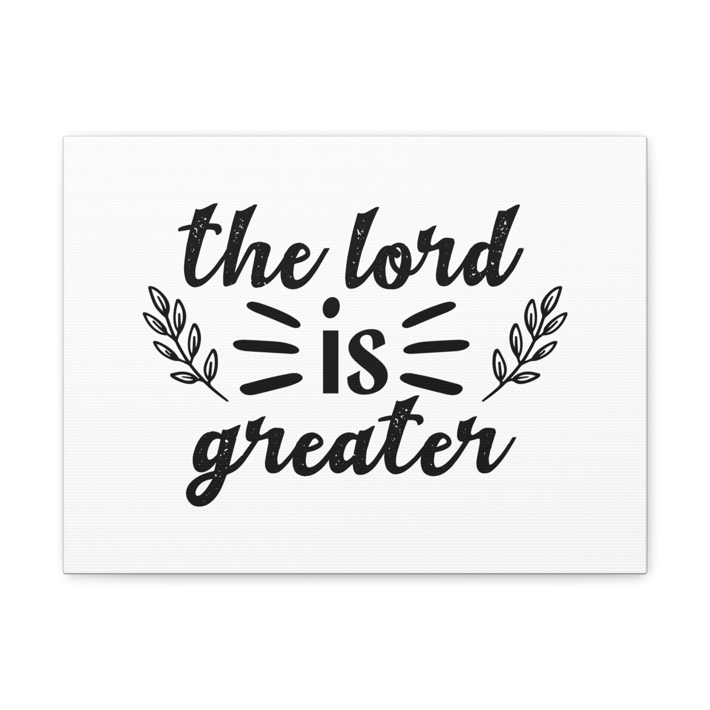 The Lord Is Greater 1 John 1:5 Christian Wall Art Bible Verse Print Ready to Hang