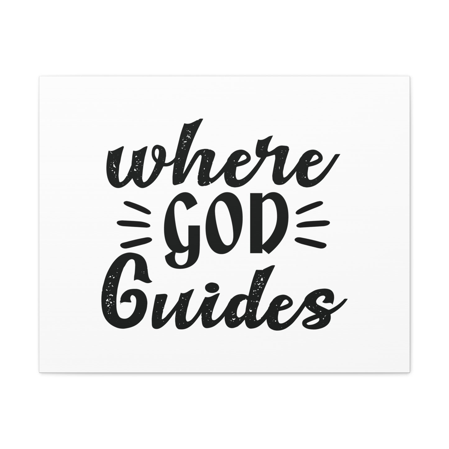 Where God Guides 1 Corinthians 12:28 Christian Wall Art Bible Verse Print Ready to Hang