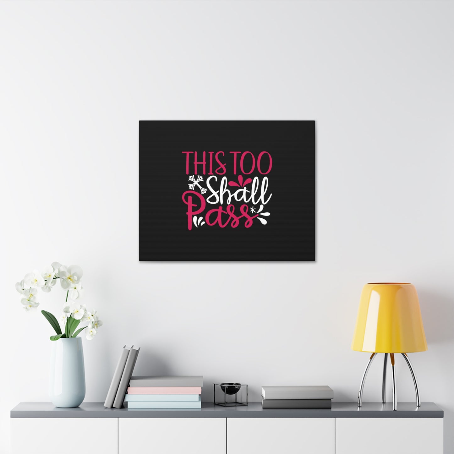 This Too Shall Pass Matthew 24:35 Christian Wall Art Bible Verse Print Ready to Hang