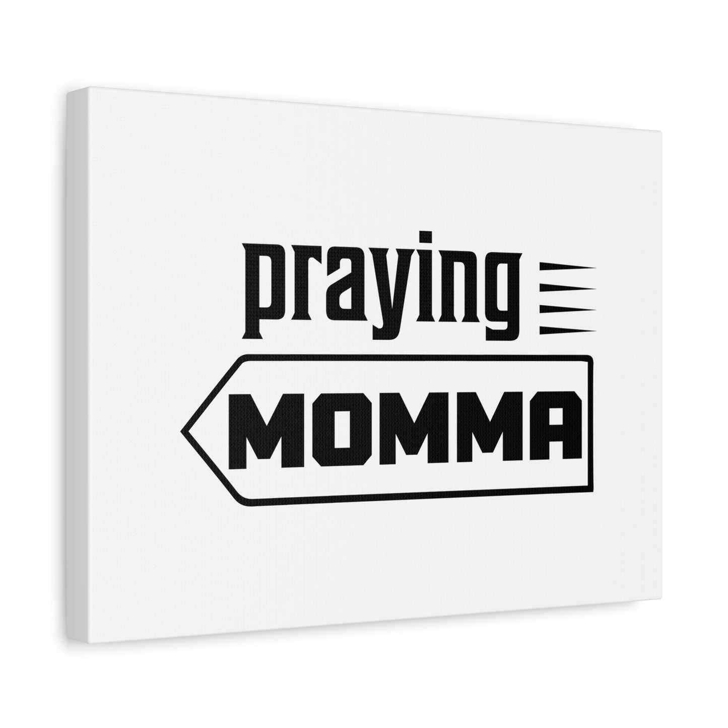Scripture Canvas Praying Momma Psalm 139:13 Christian Wall Art Bible Verse Print Ready to Hang