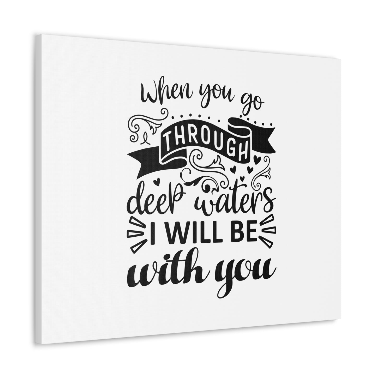 Will Be With You 2 Corinthians 12:9-10 ESV Christian Wall Art Bible Verse Print Ready to Hang