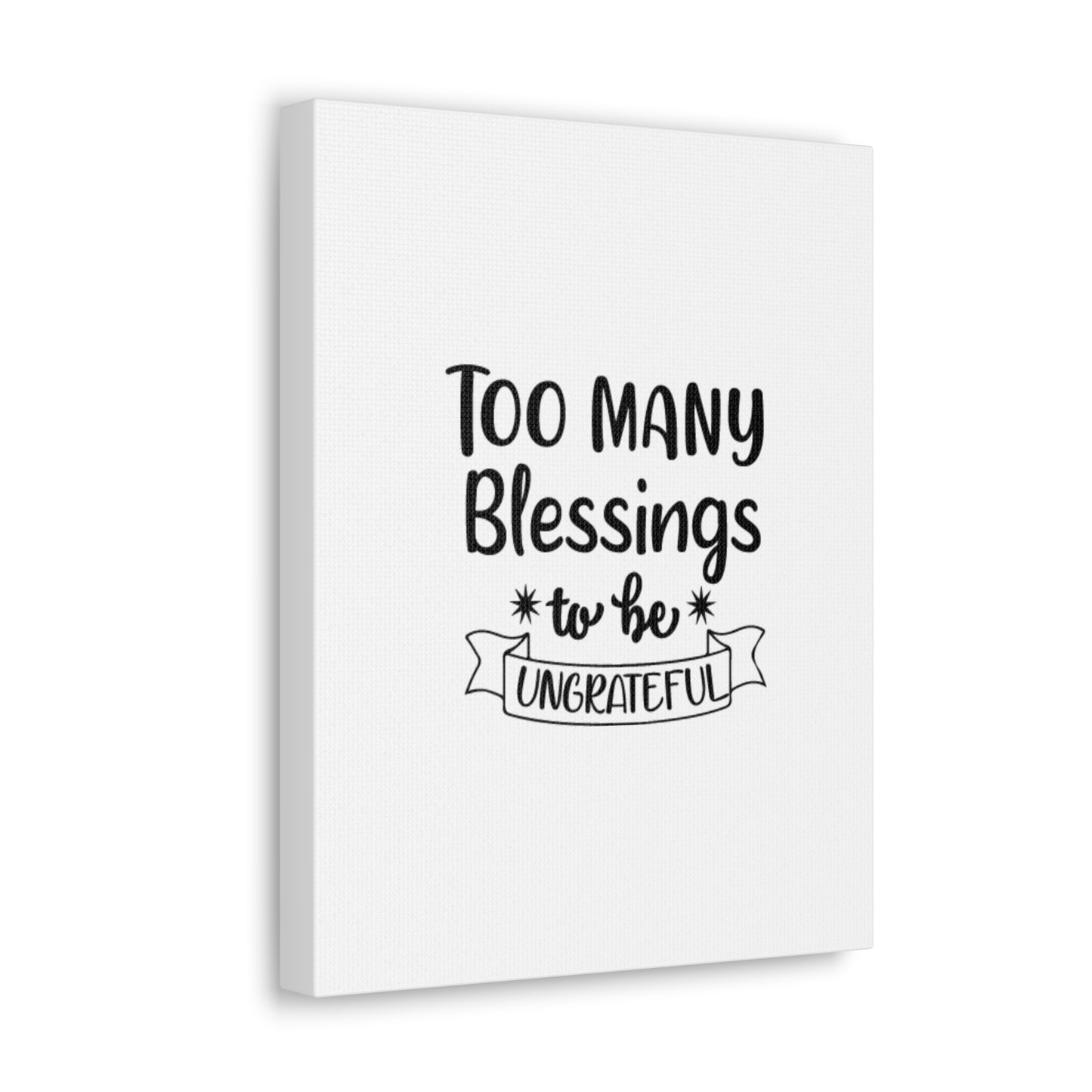 Too Many Blessings James 1:17 Christian Wall Art Bible Verse Print Ready to Hang
