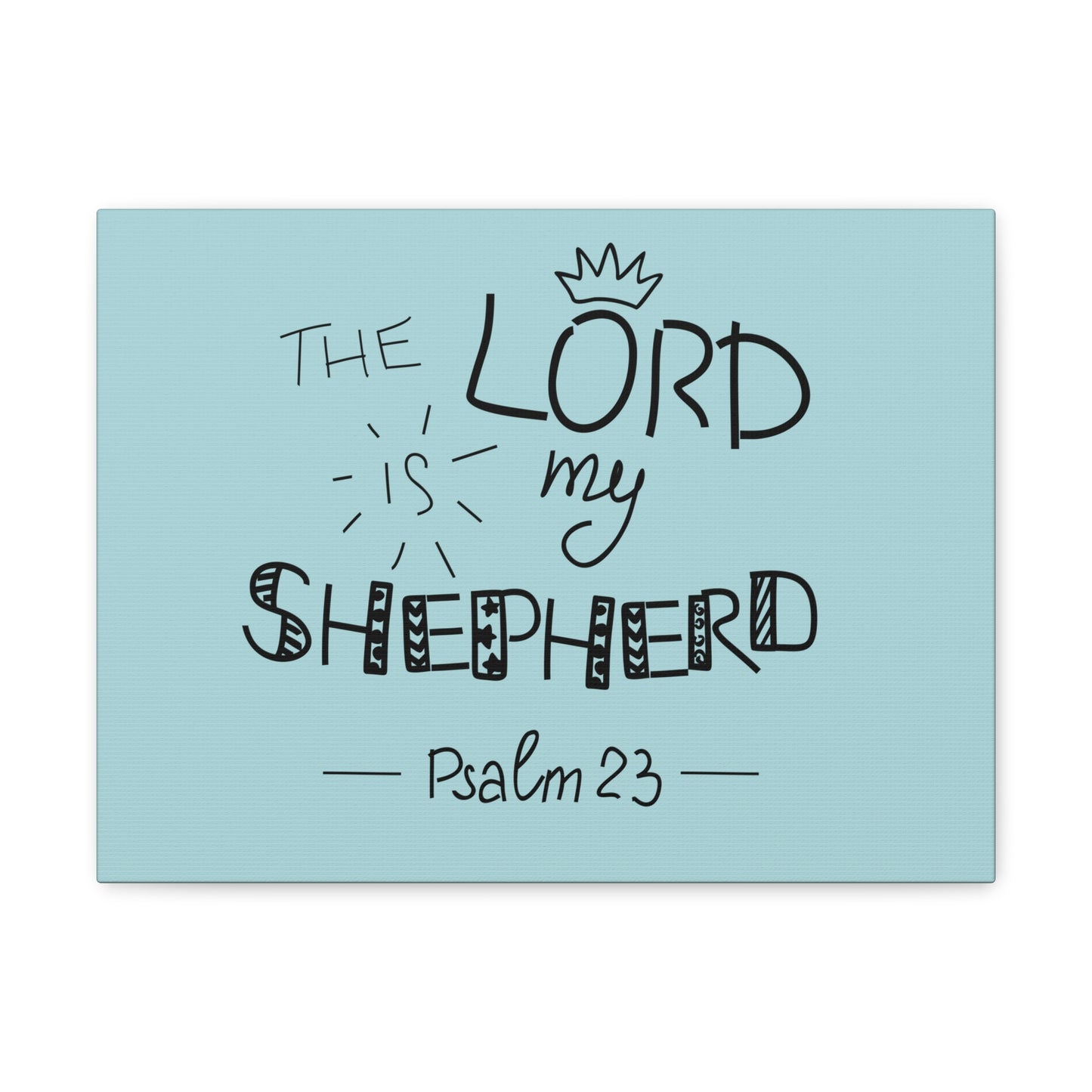The Lord Is My Shepherd Psalm 23 Christian Wall Art Bible Verse Print Ready To Hang