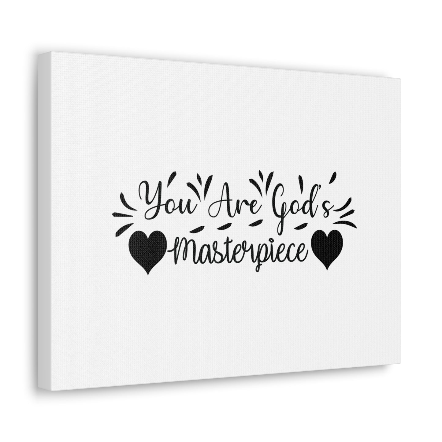 You Are God's Masterpiece Ephesians 2:10 Heart Christian Wall Art Bible Verse Print Ready to Hang