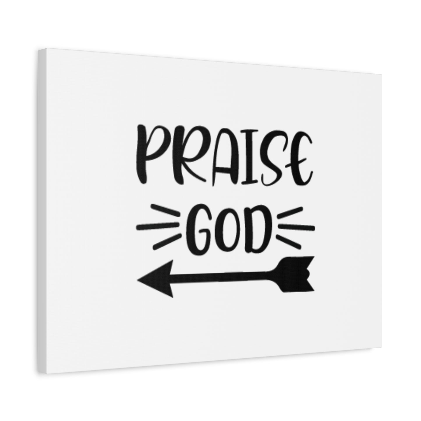 Scripture Canvas Praise God Psalm 28:7 Christian Wall Art Bible Verse Print Ready to Hang