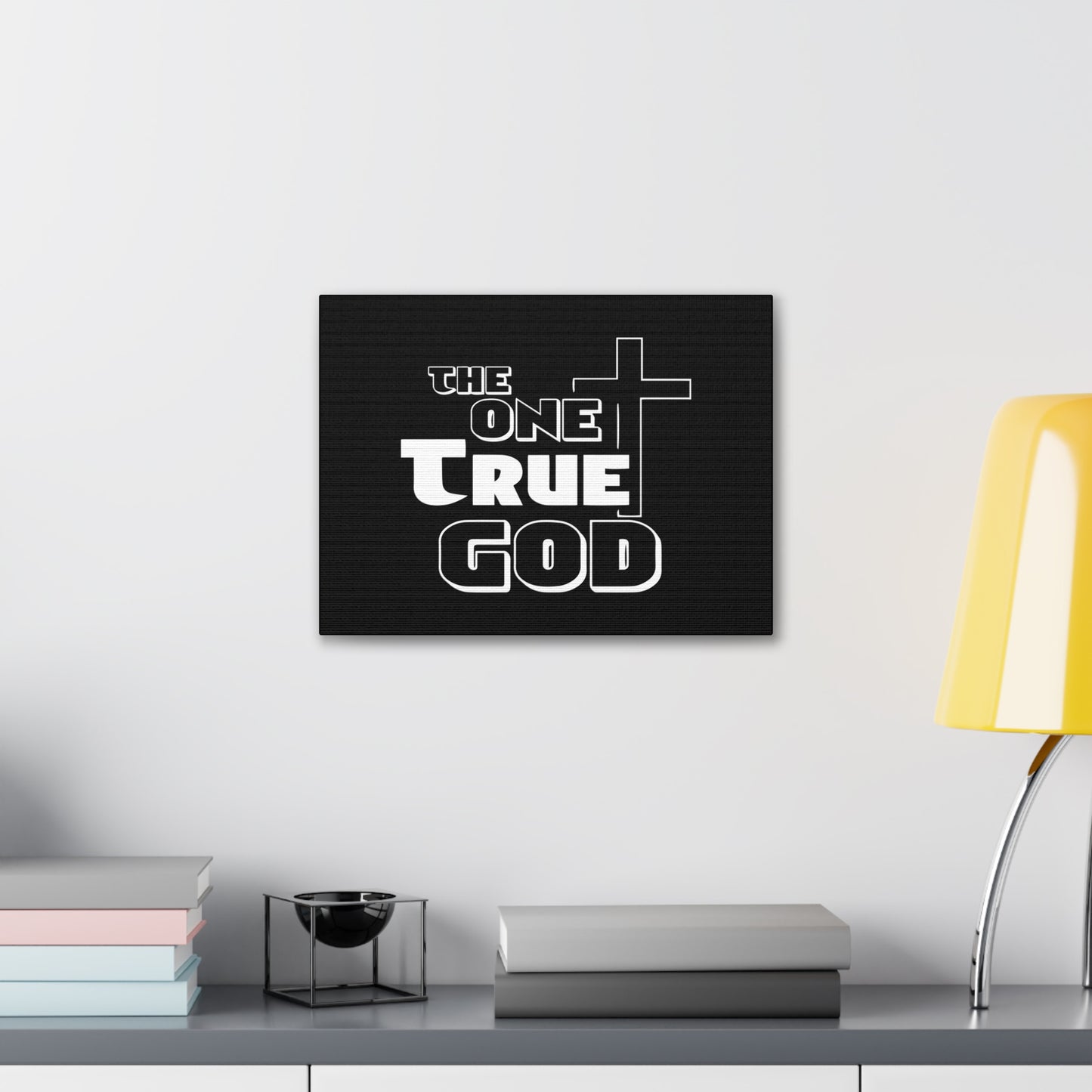 The One True God Isaiah 46:9 Christian Wall Art Bible Verse Print Ready to Hang
