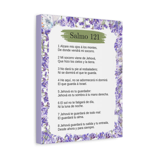Salmo 121 Impresion De Arte Crist en Pared Lista Para Colgar in Spanish Ready to Hang Bible Canvas Unframed