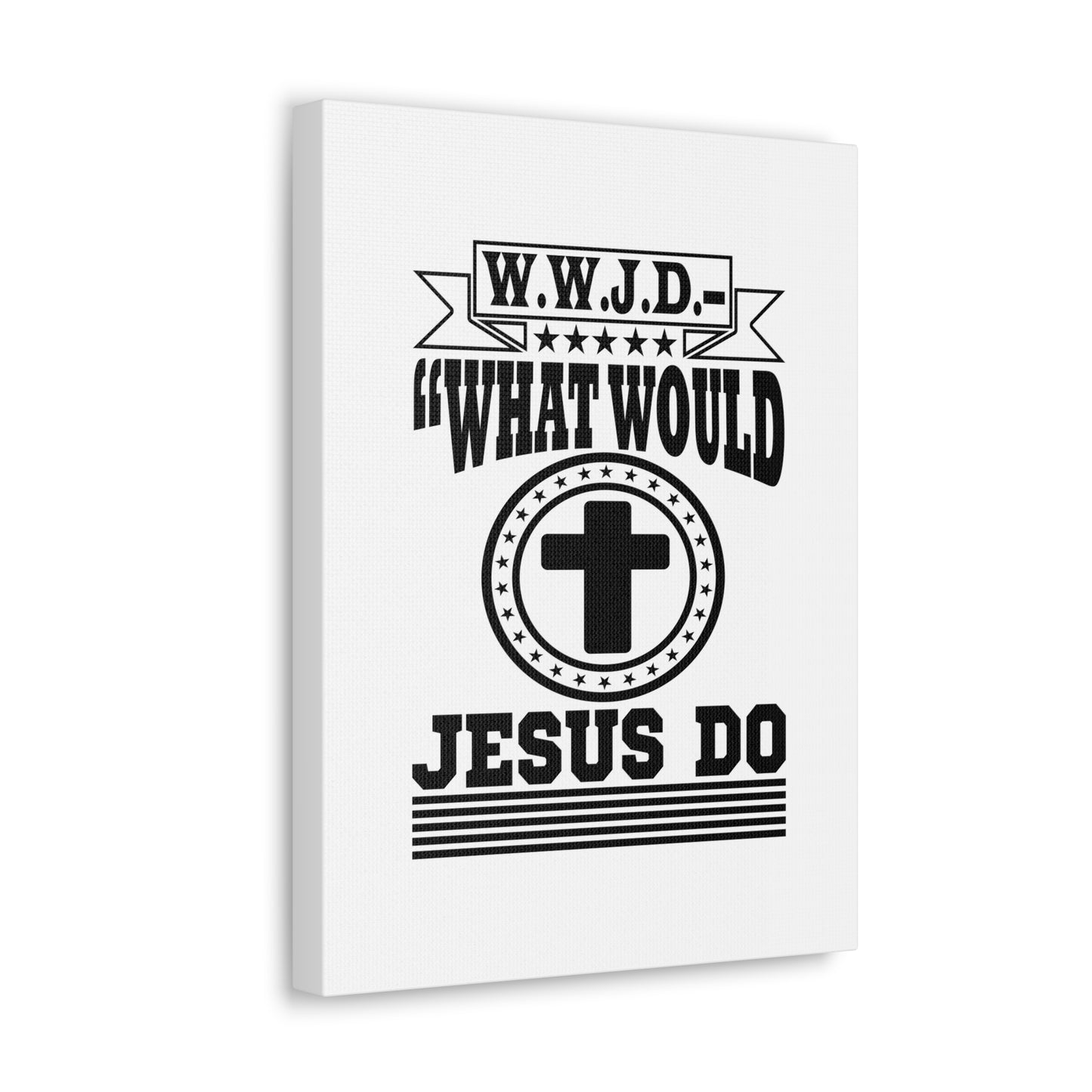 What Would Jesus Do Matthew 10:38 KJV Christian Wall Art Bible Verse Print Ready to Hang