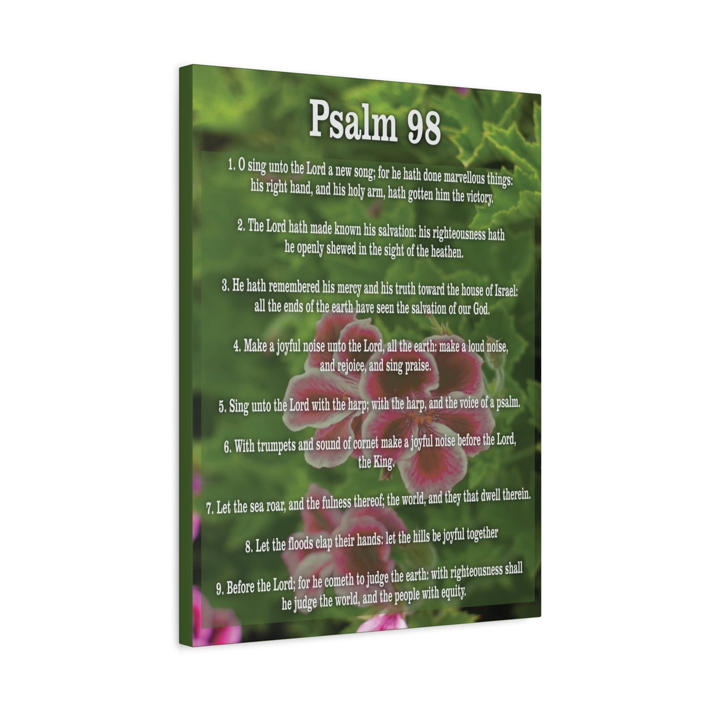 Scripture Walls Joyful Noise Of Salvation Psalm 98:4 Christian Wall Art Print Ready to Hang
