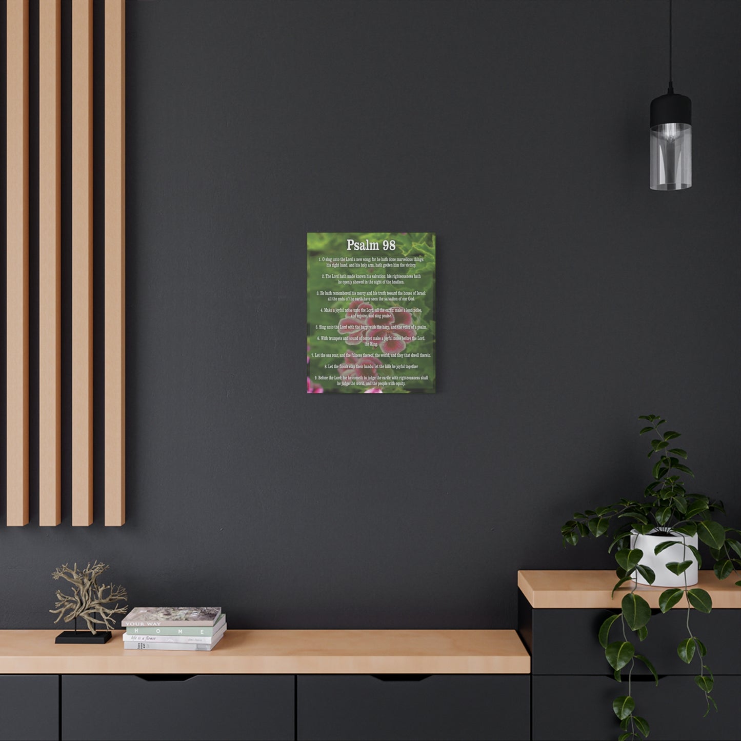Scripture Walls Joyful Noise Of Salvation Psalm 98:4 Christian Wall Art Print Ready to Hang