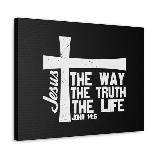 The Way, The Truth, The Life John 14:6 Christian Wall Art Bible Verse Print Ready to Hang