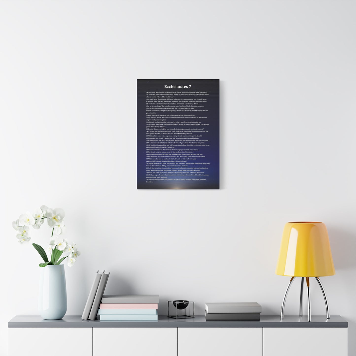 Scripture Walls Wisdom's Advantage Ecclesiastes 7 Bible Verse Canvas Christian Wall Art Ready to Hang