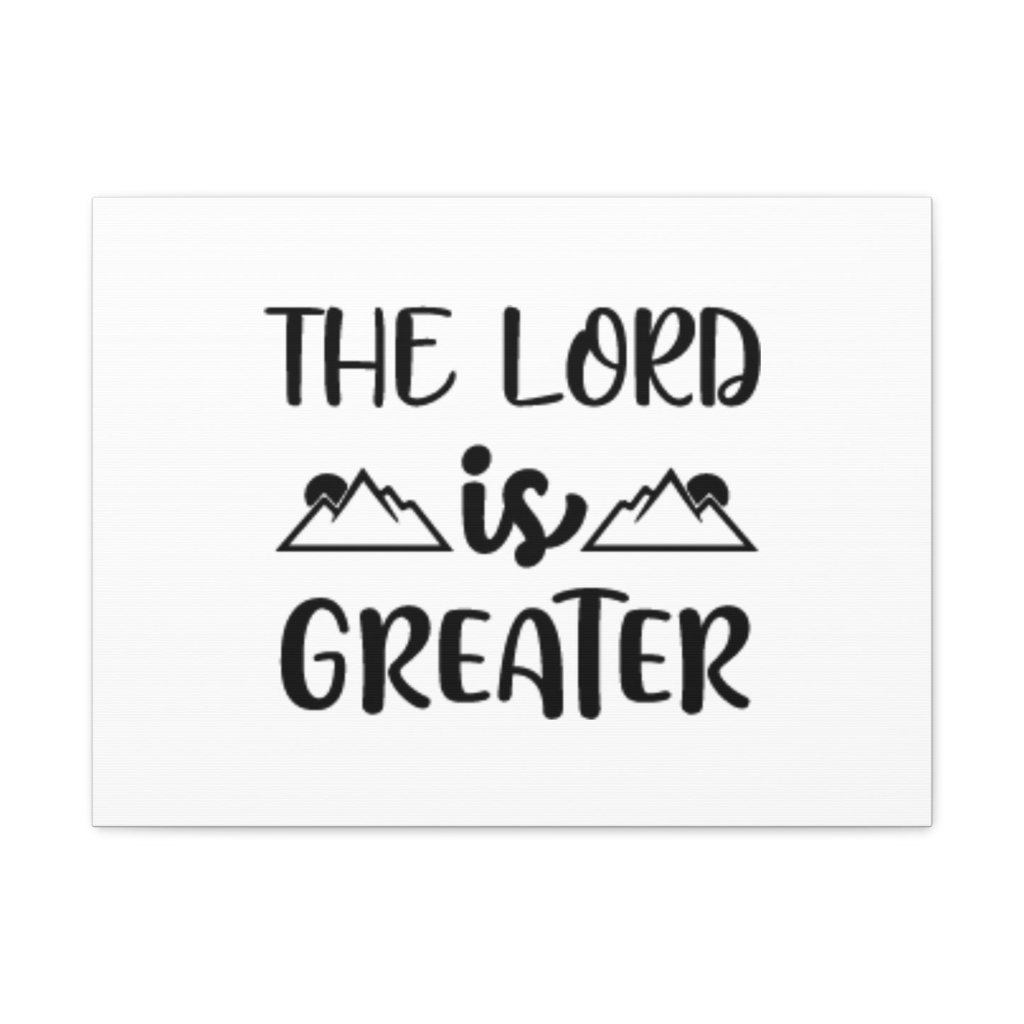 The Lord Is Greater Psalm 96:4 Christian Wall Art Bible Verse Print Ready to Hang
