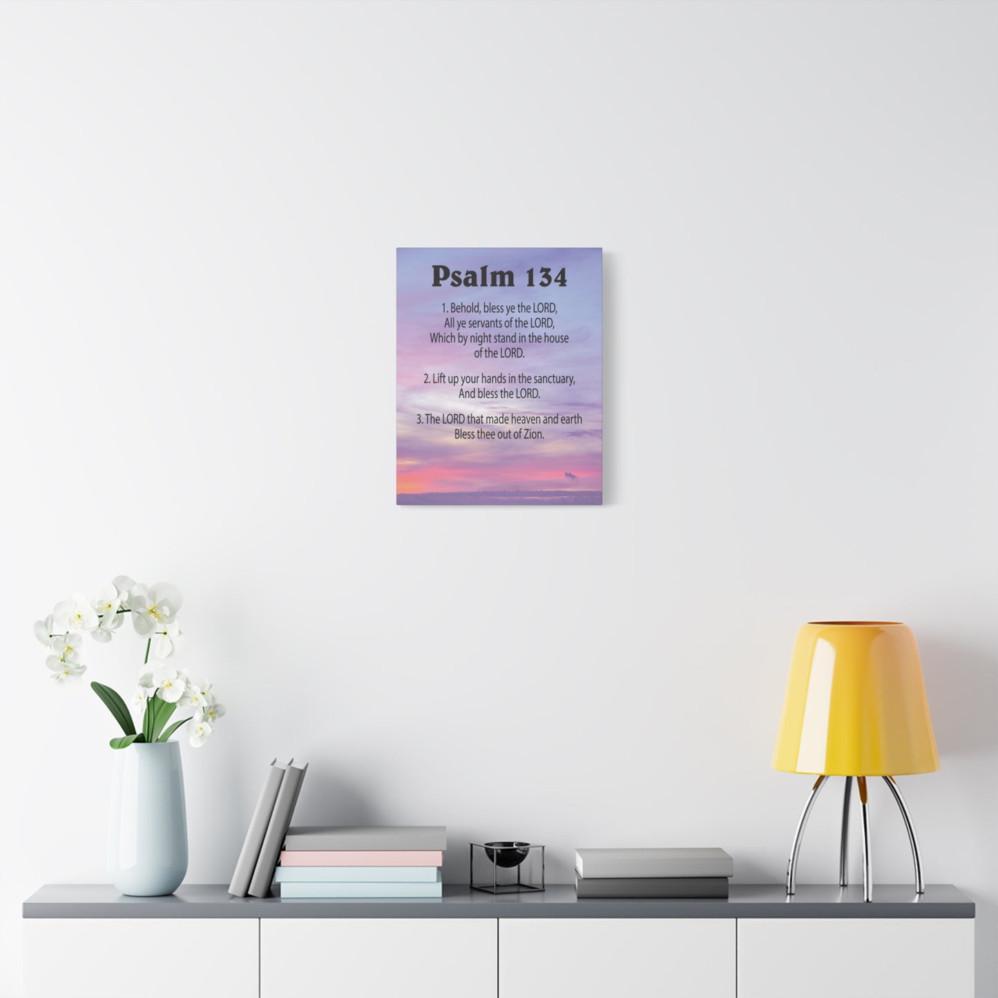 Scripture Walls House of The Lord Psalm 134:3 Bible Verse Canvas Christian Wall Art Ready to Hang