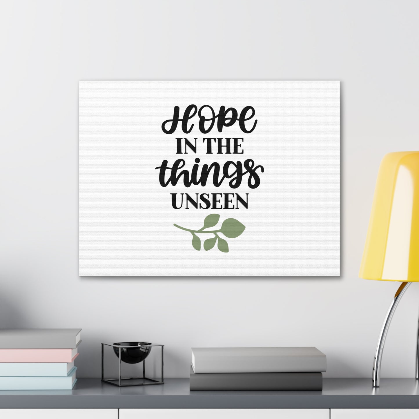 Hope In The Things Unseen Hebrews 11:1 Christian Wall Art Bible Verse Print Ready to Hang