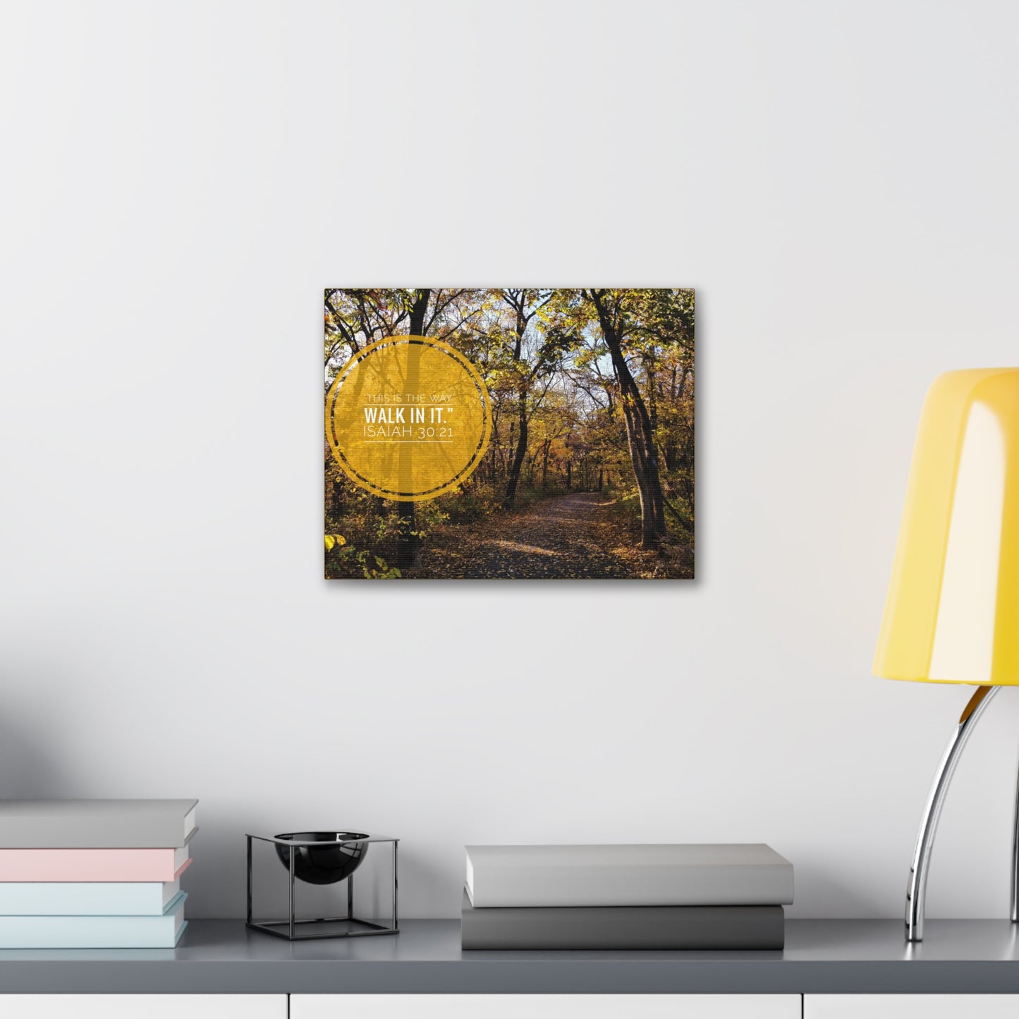 This Is The Way Walk In It Isaiah 30:21 Bible Verse Canvas Christian Wall Art Bible Verse Print Ready To Hang