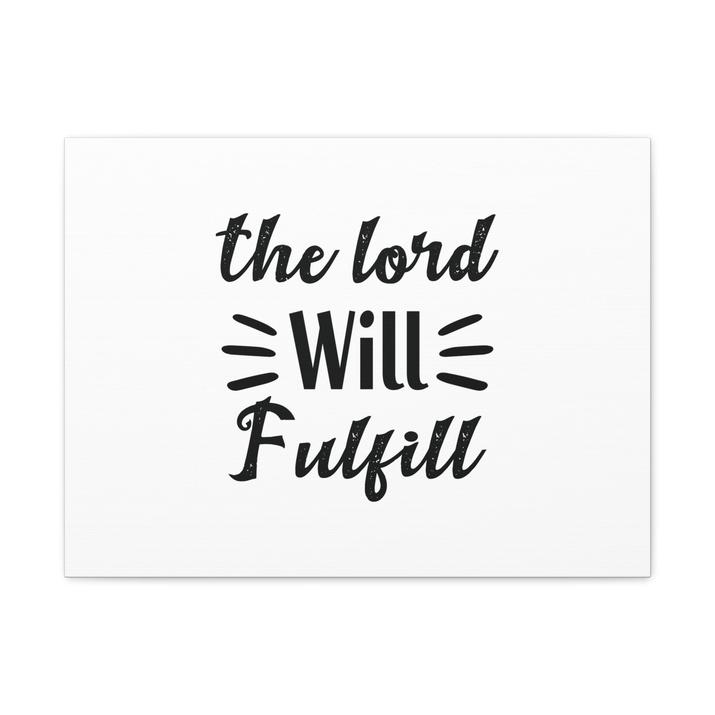 The Lord Will Fulfill Psalm 138:8 Christian Wall Art Bible Verse Print Ready to Hang