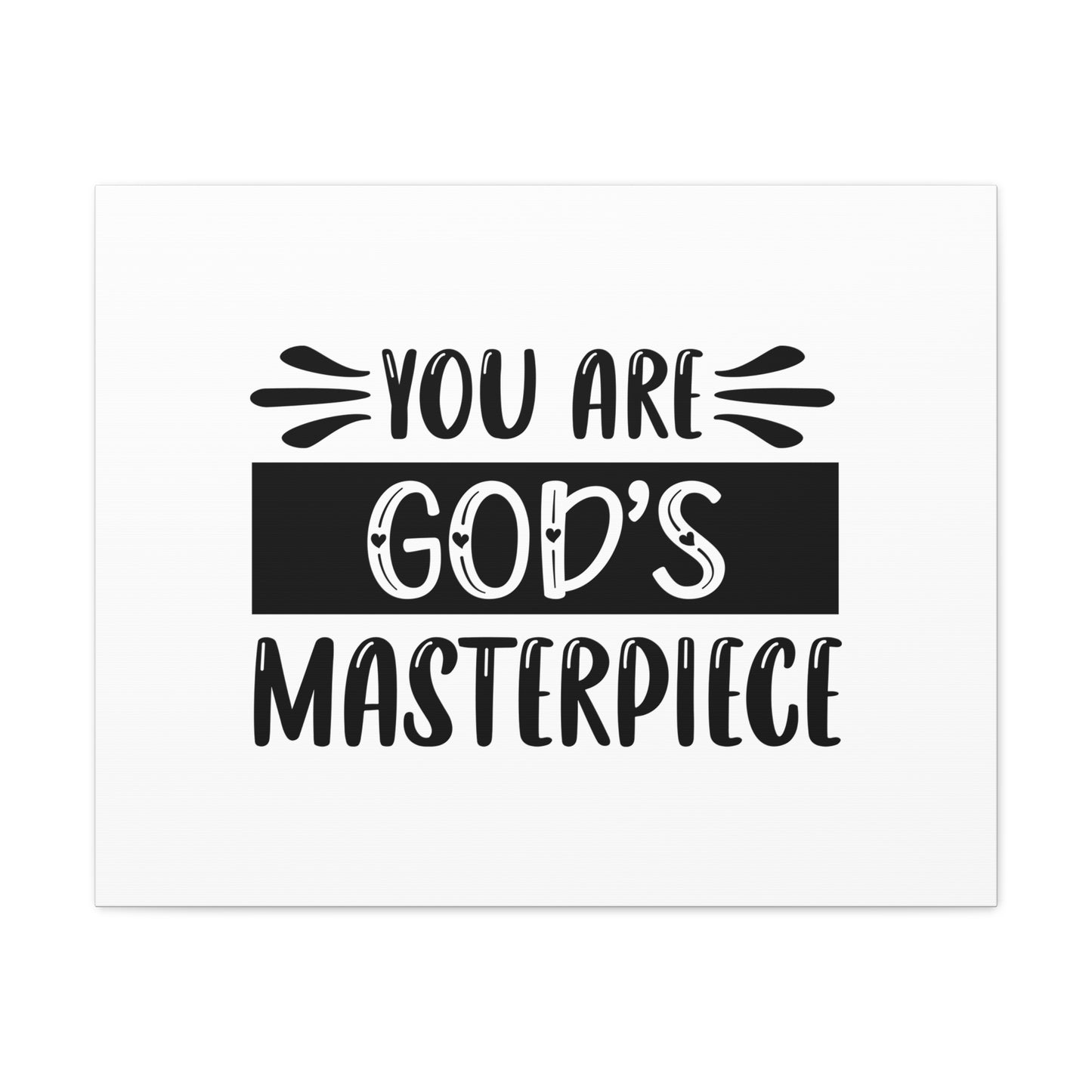 You Are God's Masterpiece Psalm 51:10 Christian Wall Art Bible Verse Print Ready to Hang