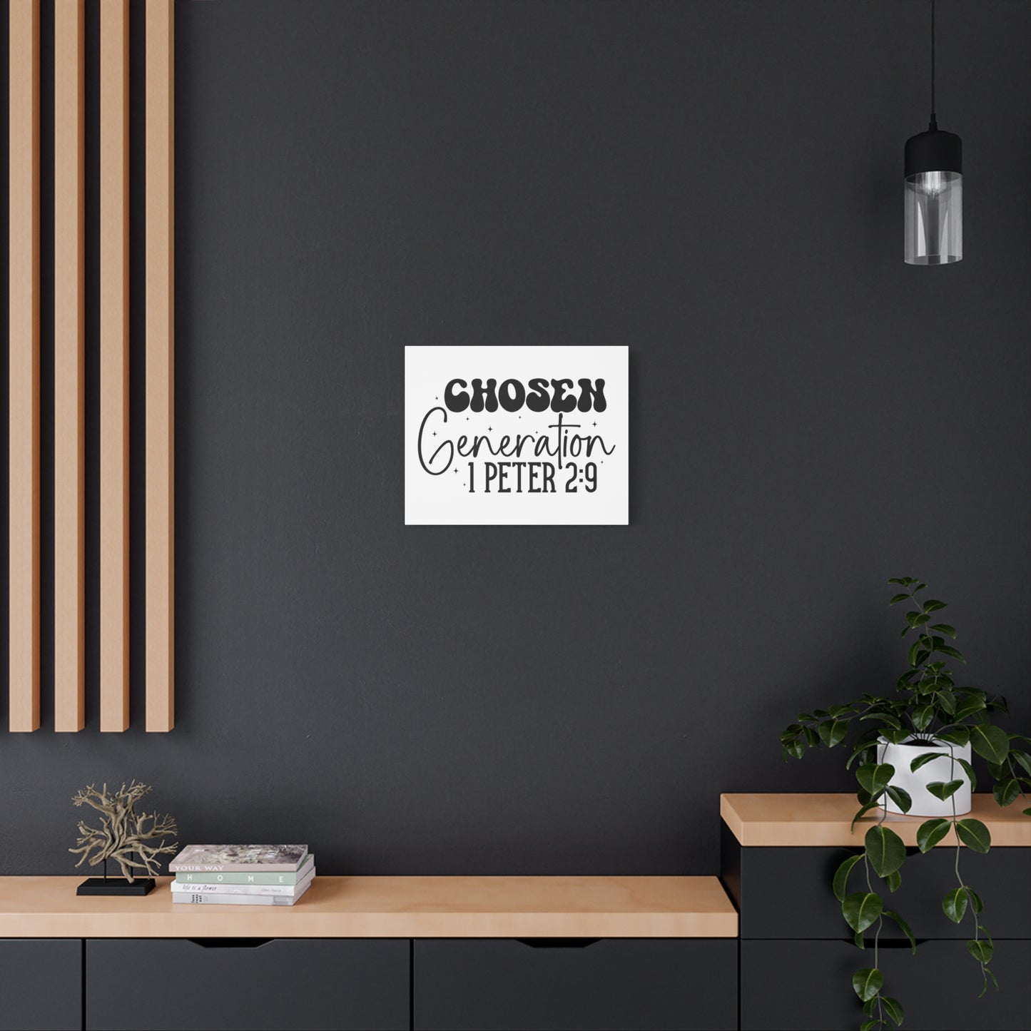 Scripture Walls 1 Peter 2:9 A Chosen Generation Bible Verse Canvas Christian Wall Art Ready to Hang Unframed