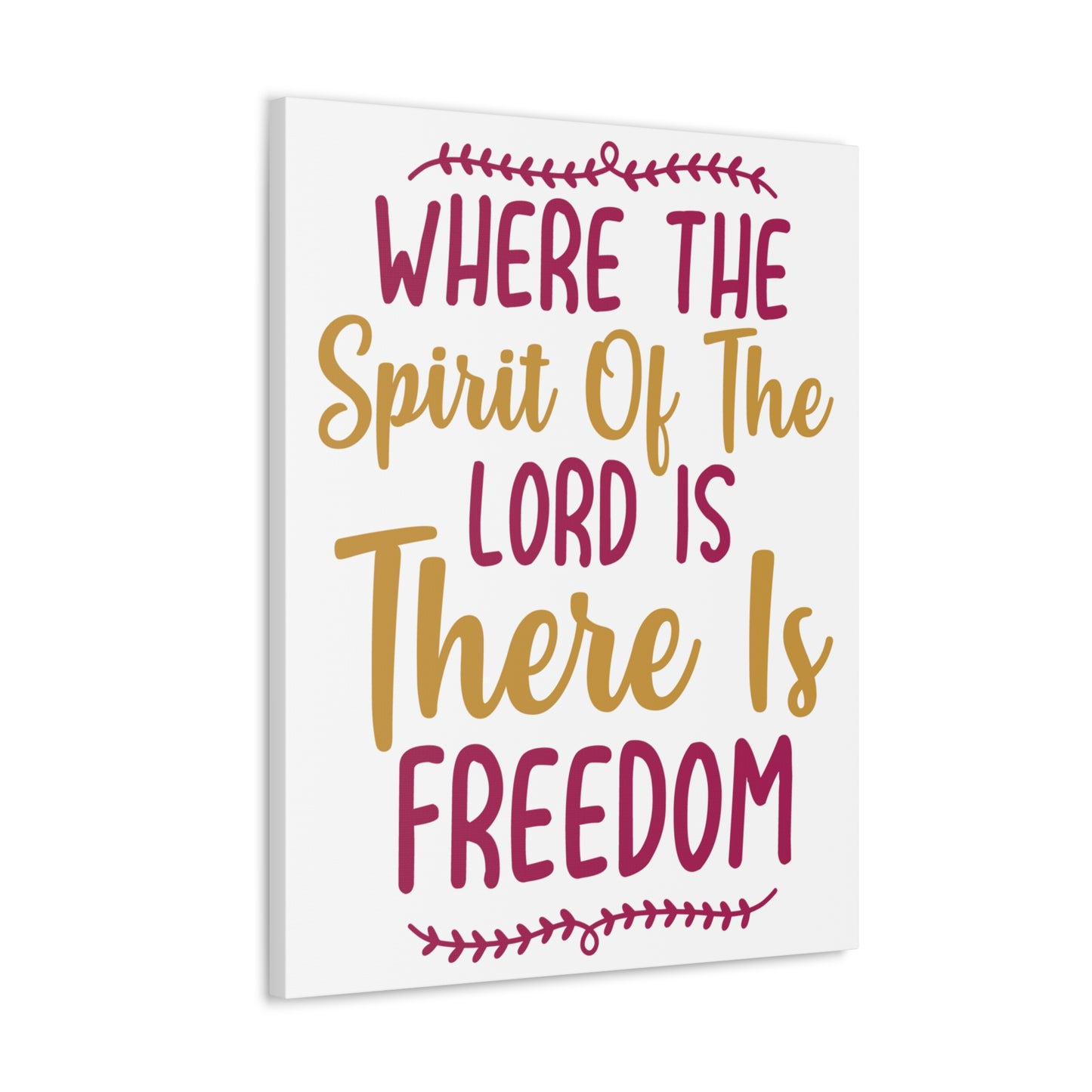 There Is Freedom 2 Corinthians 3:17 Christian Wall Art Print Ready to Hang