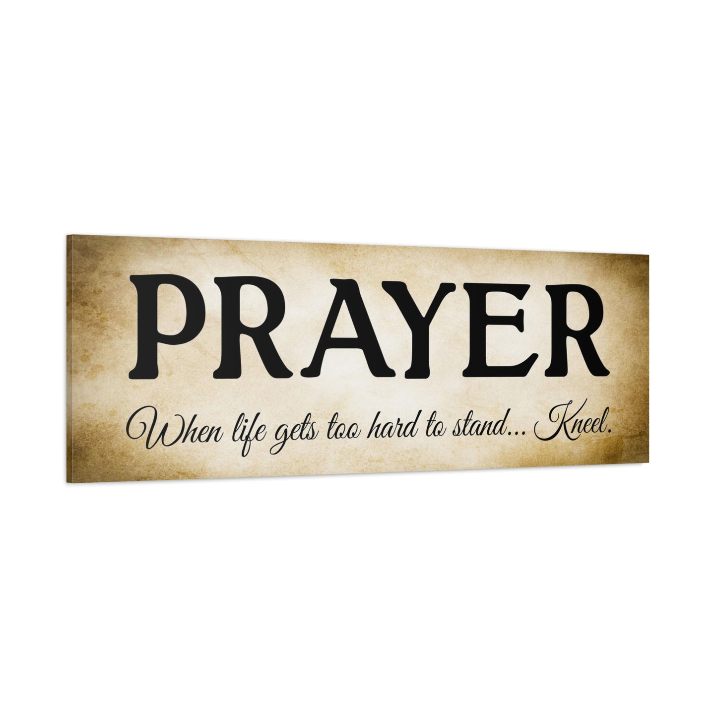 Scripture Walls Prayer Gold Bible Verse Canvas Christian Wall Art Ready to Hang Unframed