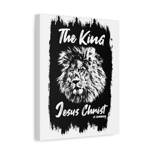 Scripture Walls King Jesus is Coming Bible Verse Canvas Christian Wall Art Ready to Hang Unframed