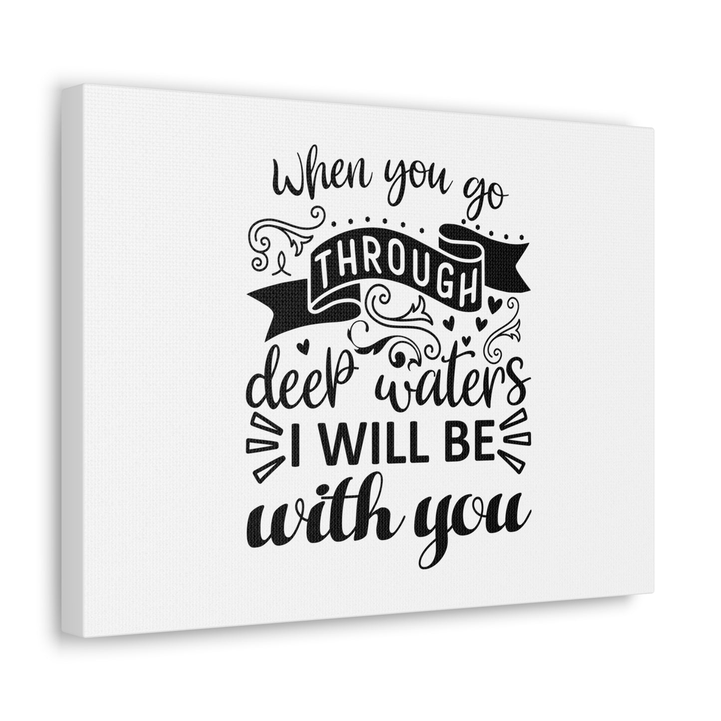 Will Be With You 2 Corinthians 12:9-10 ESV Christian Wall Art Bible Verse Print Ready to Hang