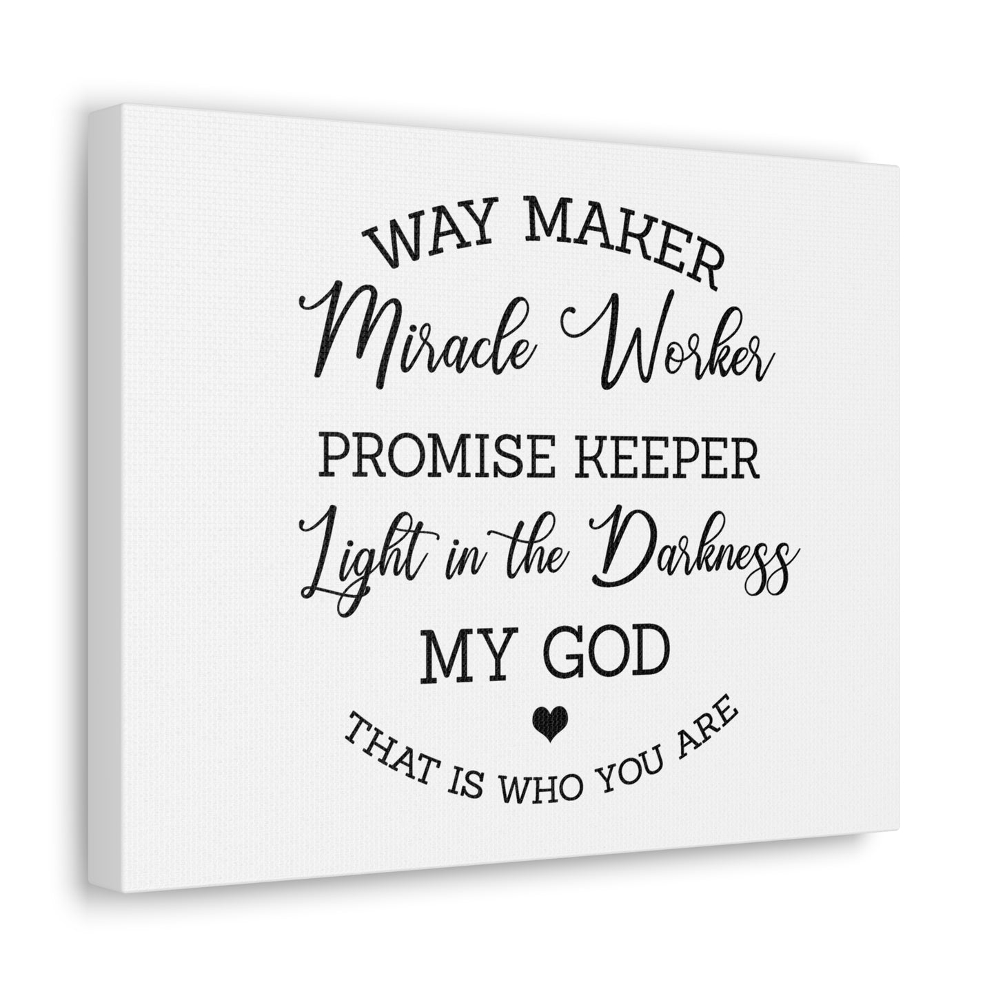 Way Maker Isaiah 43:16 Christian Wall Art Print Ready to Hang