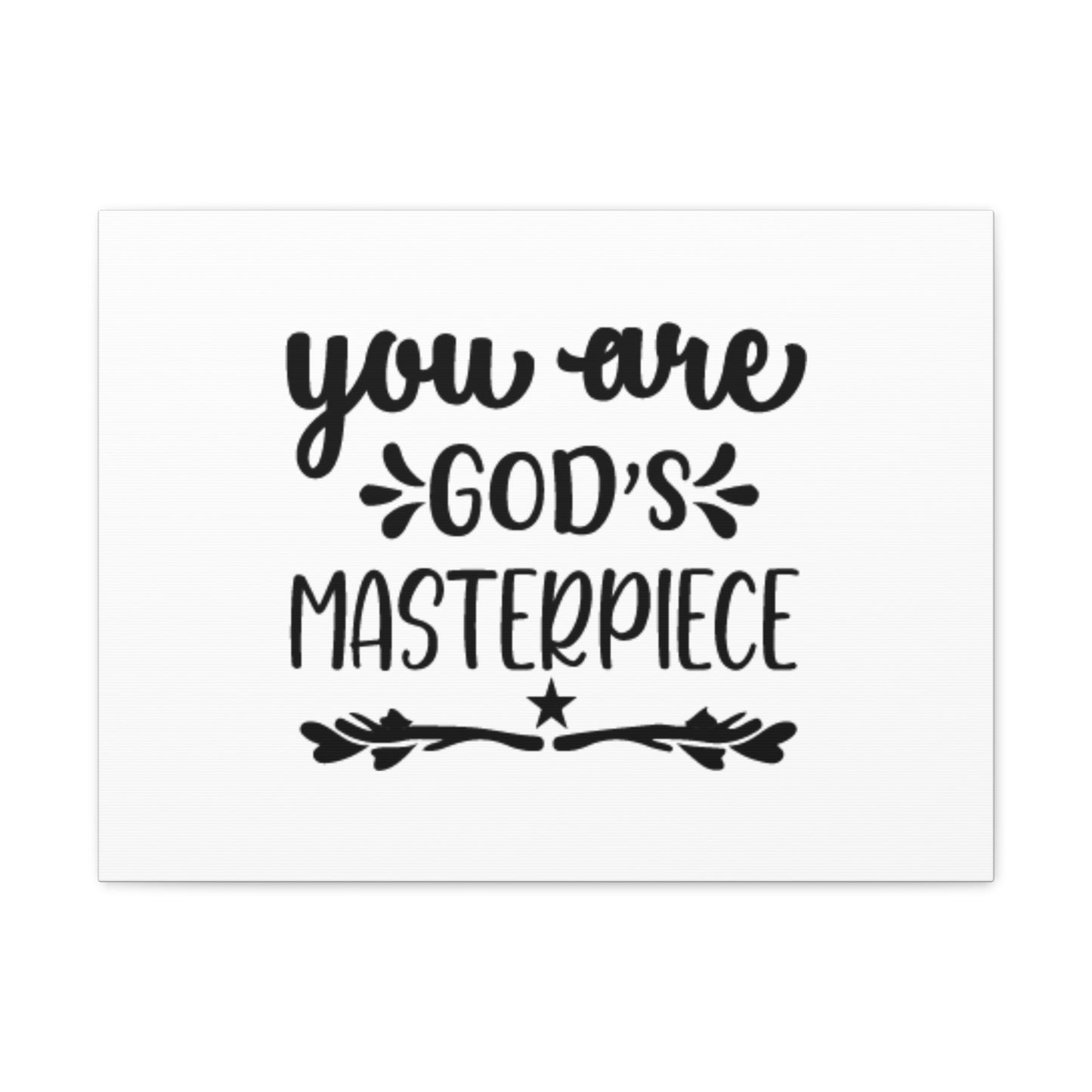 You Are God's Masterpiece Ephesians 2:10 Star Christian Wall Art Bible Verse Print Ready to Hang
