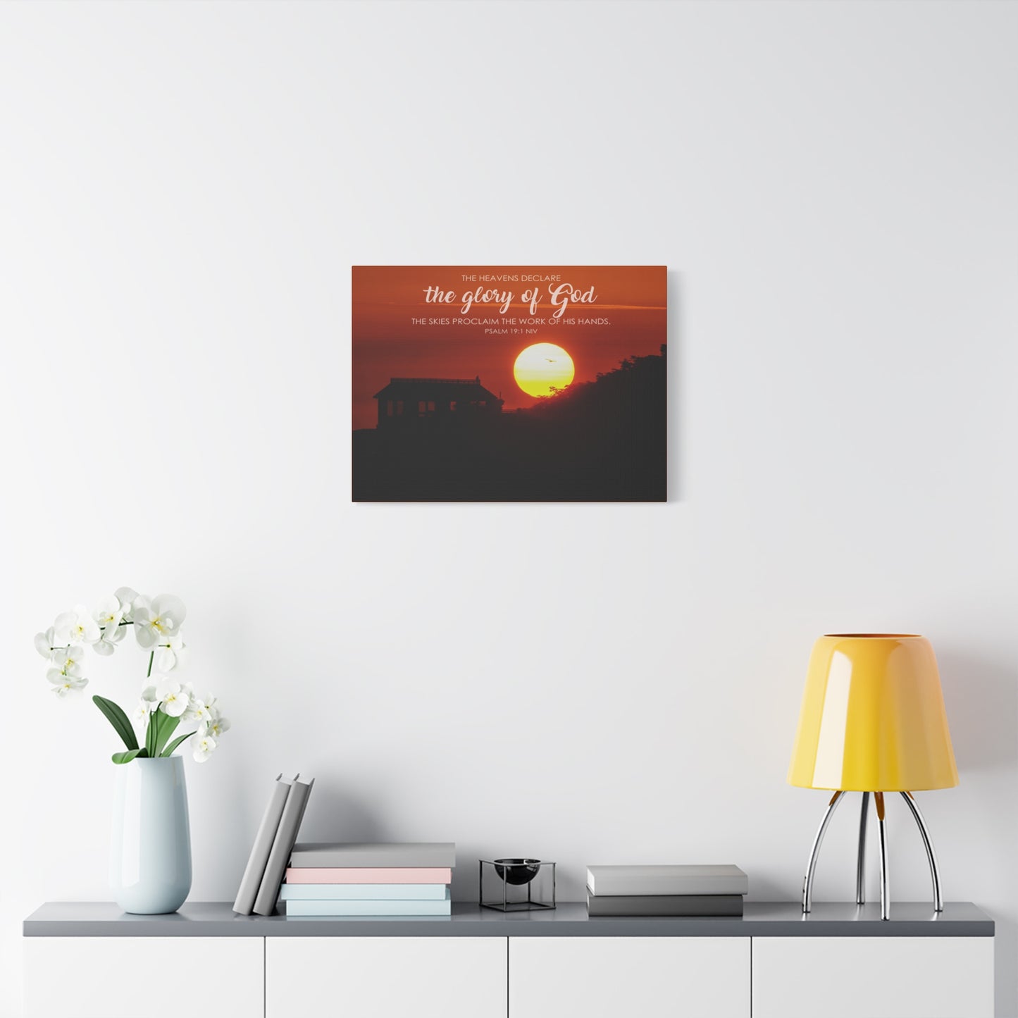 Scripture Walls The Heavens Psalm 19:1 Declare  Bible Verse Canvas Christian Wall Art Ready to Hang