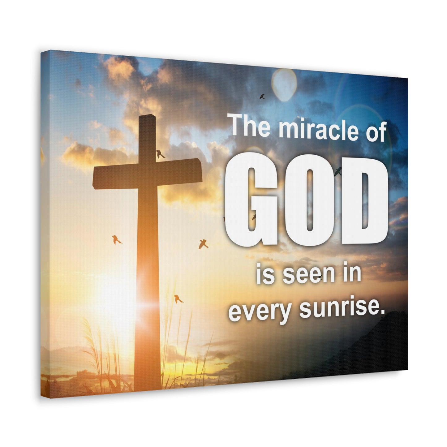 The Miracle of God Psalm 118:24 Christian Wall Art Bible Verse Print Ready to Hang