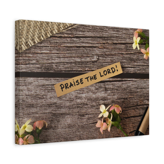 Scripture Walls Praise The Lord Psalm 150:6 Wood Bible Verse Canvas Christian Wall Art Ready to Hang