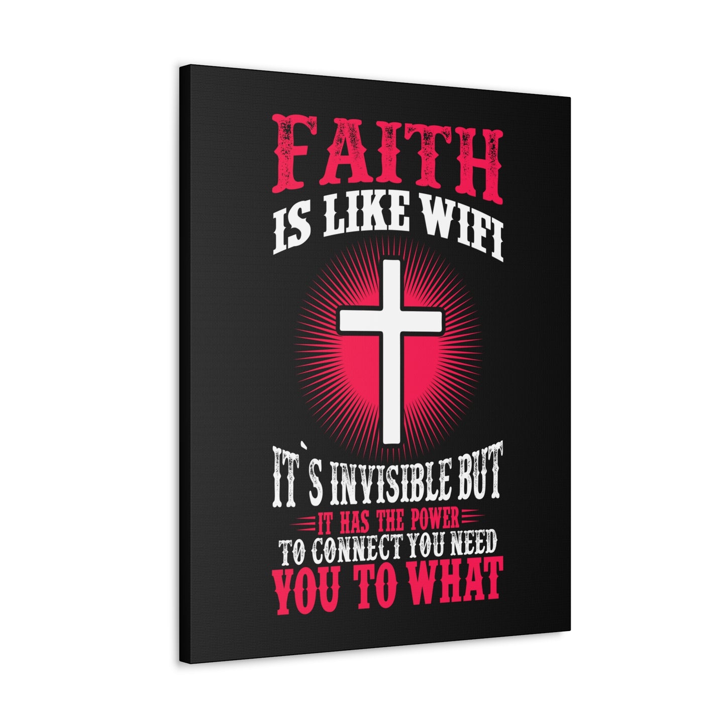 The Power To Connect James 2:22 Christian Wall Art Bible Verse Print Ready to Hang