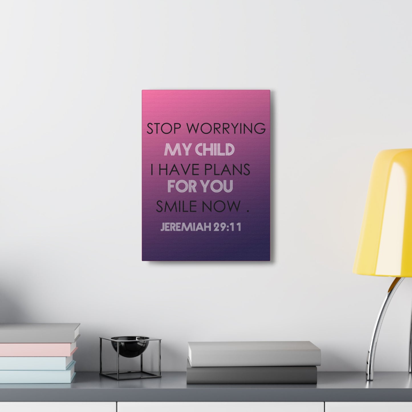 I Have Plans For You Jeremiah 29:11 Bible Verse Canvas Christian Wall Art Ready to Hang