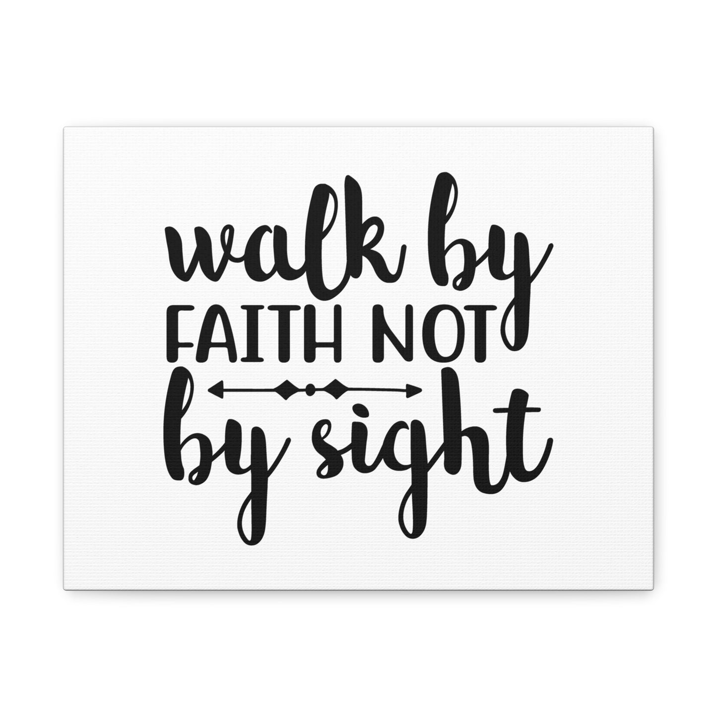 Walk By Faith Not By Sight 2 Corinthians 5:7 Christian Wall Art Bible Verse Print Ready to Hang