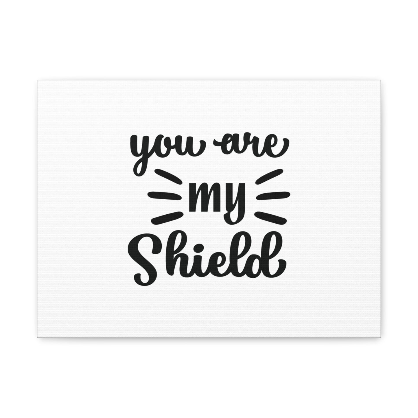 You Are My Shield Psalm 3:3 Christian Wall Art Bible Verse Print Ready to Hang