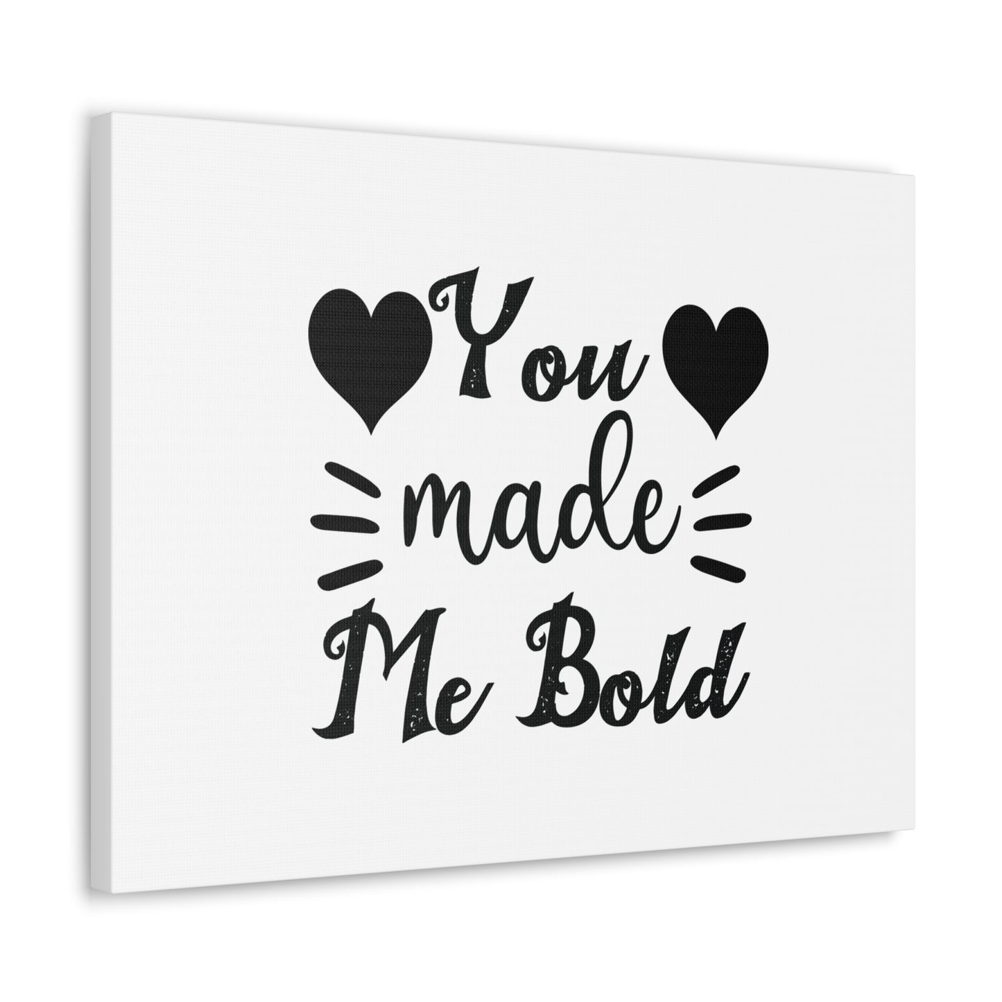 You Made Me Bold Psalms 138:3 Cursive Christian Wall Art Bible Verse Print Ready to Hang